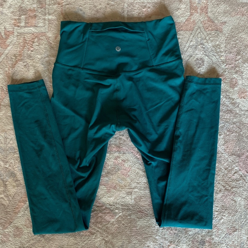 Lululemon teal leggings